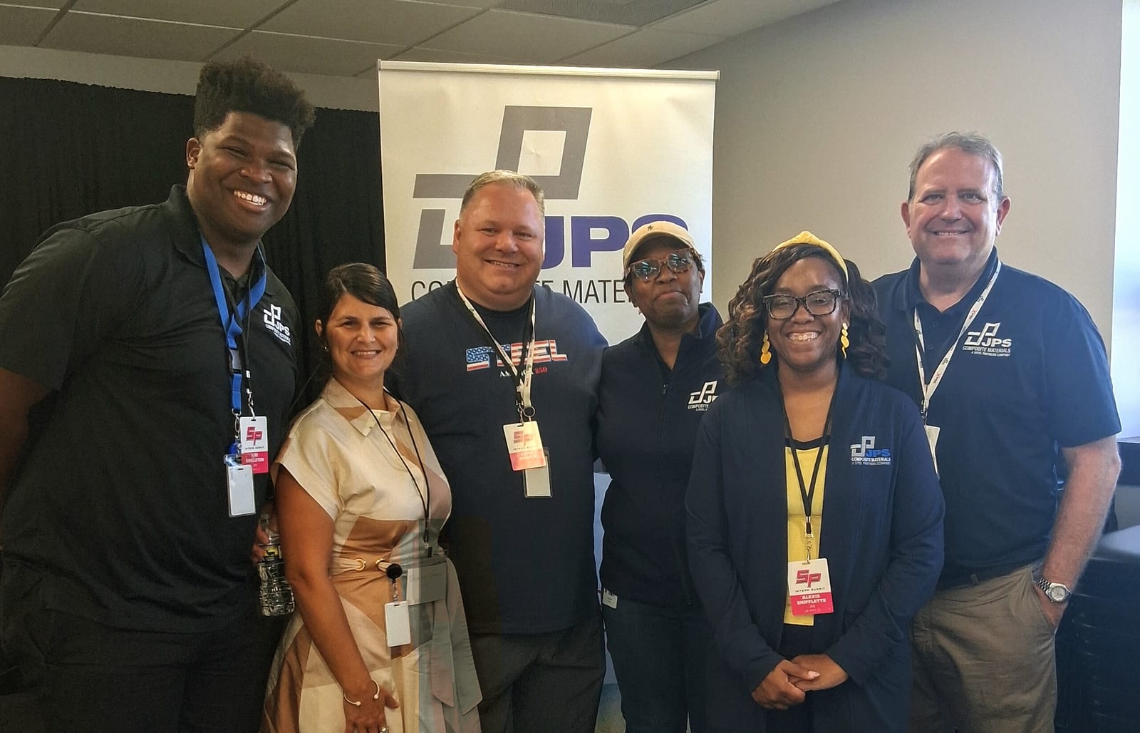 JPS Composite Materials team members at the Steel Partners intern summit